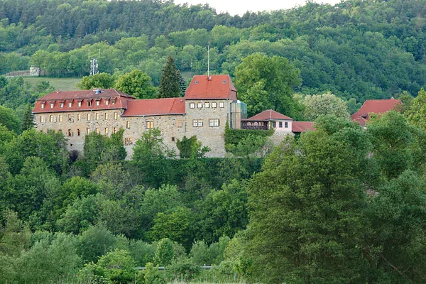 Burg Creuzburg im Werratal in Thüringen