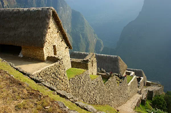 Steingebäude von Machu Picchu