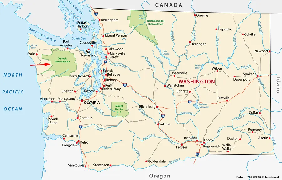 Olympic-Nationalpark - State of Washington